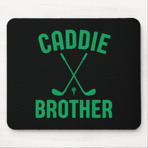 Caddie Brother Golf Club Golfing Golfer Cute Golf  Mouse Pad