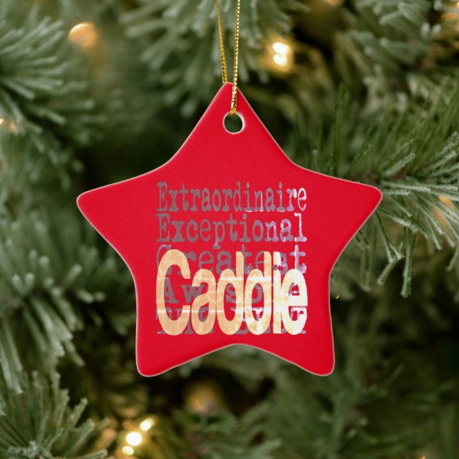 Caddie Extraordinaire Ceramic Ornament (Tree)