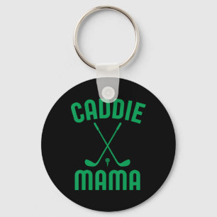 Caddie Mama Golf Club Cool Golfing Cute Golfer Mum Key Ring