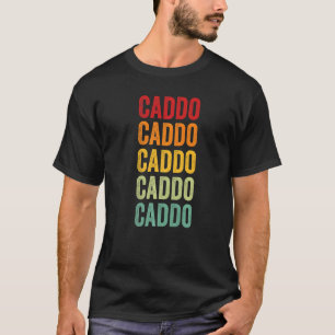 Caddo County Oklahoma Rainbow Text T-Shirt