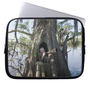 Caddo Lake, hunting blind Laptop Sleeve