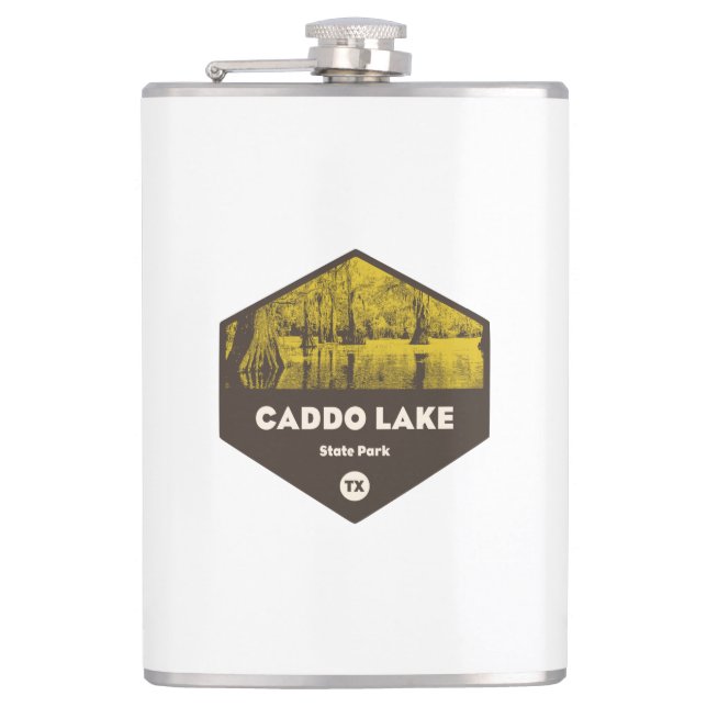 Caddo Lake State Park Texas Hip Flask (Front)