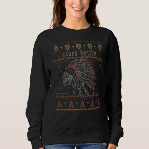 Caddo Nation American Indian Tribe Ugly Christmas Sweatshirt