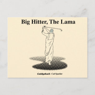 Caddyshack   Big Hitter, The Lama Postcard