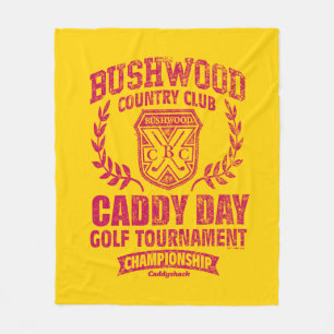 Caddyshack Bushwood Country Club Caddy Day Golf Fleece Blanket