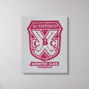 Caddyshack Bushwood Country Club Crest Canvas Print