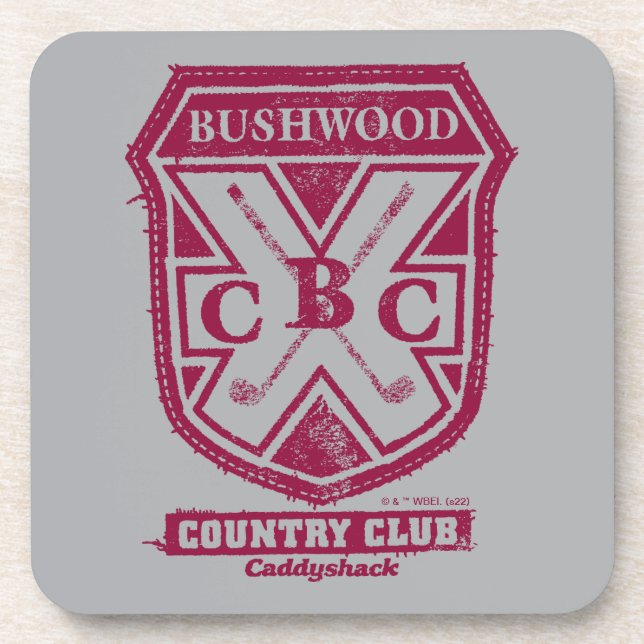 Caddyshack | Bushwood Country Club Crest Coaster (Front)