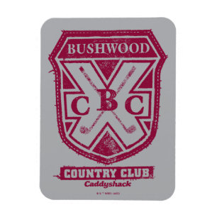 Caddyshack   Bushwood Country Club Crest Magnet