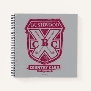 Caddyshack   Bushwood Country Club Crest Notebook
