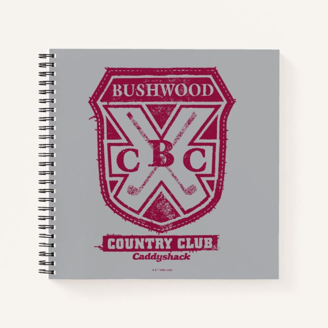 Caddyshack | Bushwood Country Club Crest Notebook (Front)