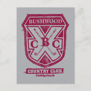 Caddyshack   Bushwood Country Club Crest Postcard