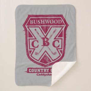 Caddyshack   Bushwood Country Club Crest Sherpa Blanket