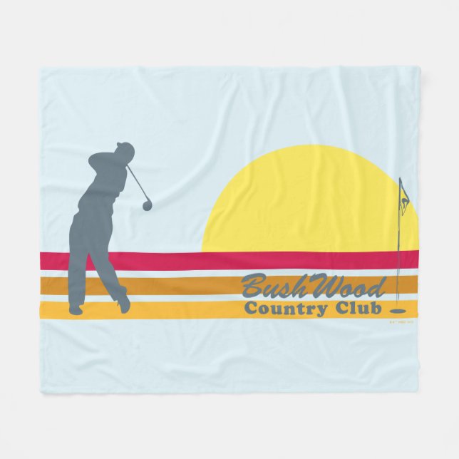 Caddyshack | Bushwood Country Club Sunrise Fleece Blanket (Front (Horizontal))
