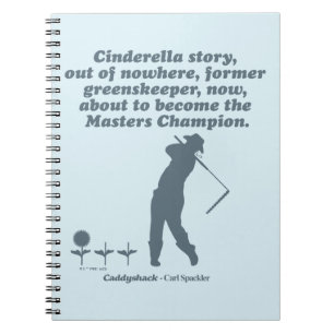 Caddyshack   Cindrella Story Notebook