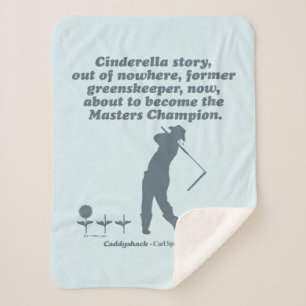 Caddyshack Cindrella Story Sherpa Blanket