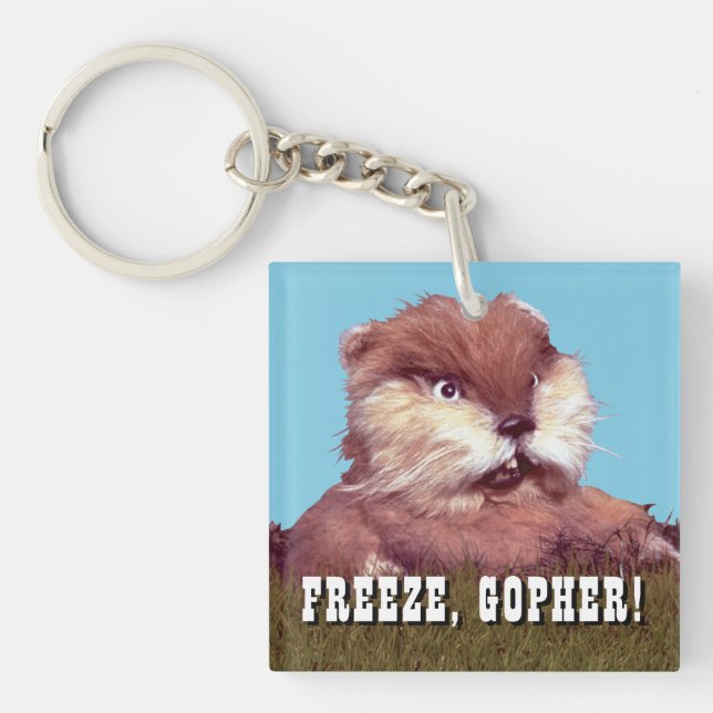 Caddyshack | Freeze, Gopher! Key Ring (Front)