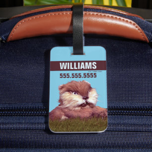Caddyshack Freeze, Gopher! Luggage Tag