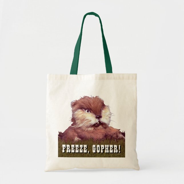 Caddyshack | Freeze, Gopher! Tote Bag (Front)