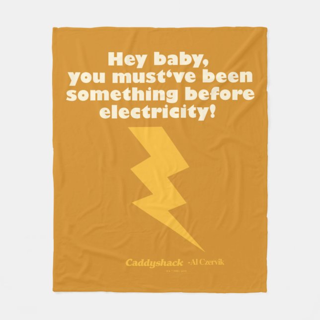 Caddyshack | Hey Baby You Must Have Been Something Fleece Blanket (Front)