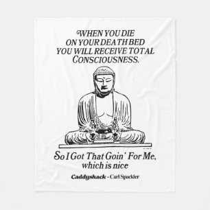 Caddyshack I Got That Going For Me Fleece Blanket