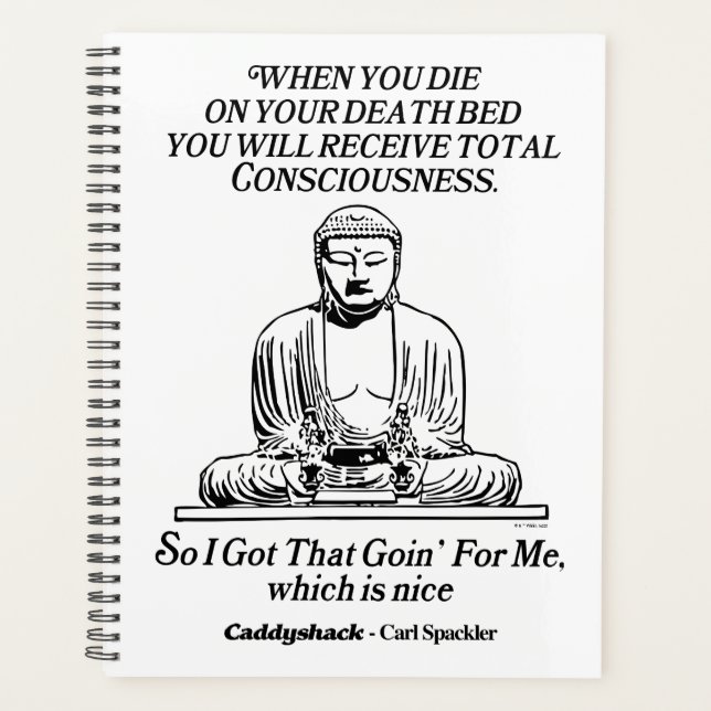 Caddyshack I Got That Going For Me Planner (Front)