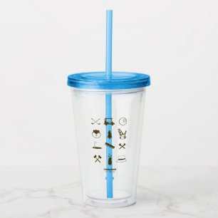 Caddyshack Icons Acrylic Tumbler
