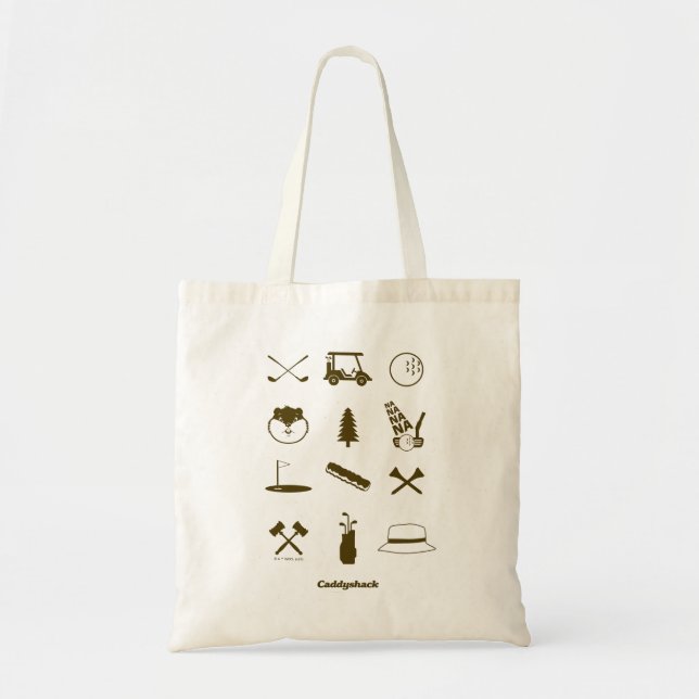 Caddyshack Icons Tote Bag (Front)