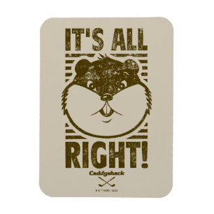Caddyshack   It's All Right! Magnet