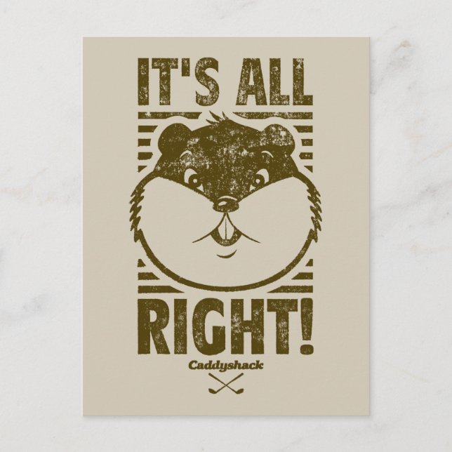 Caddyshack | It's All Right! Postcard (Front)