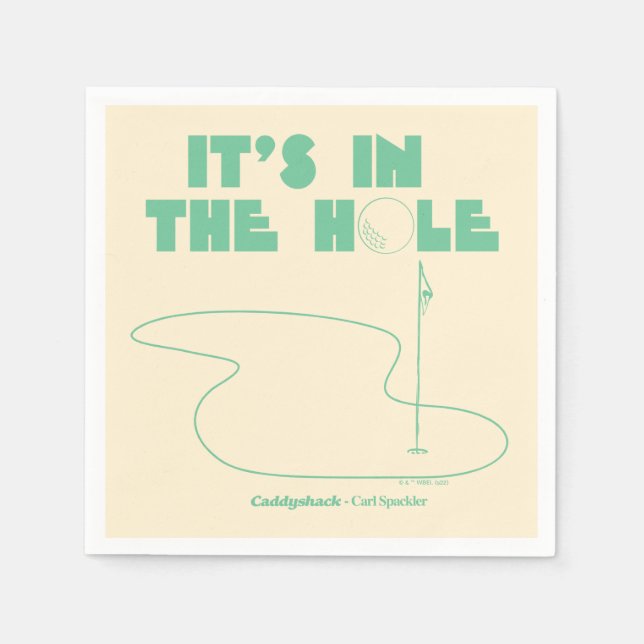 Caddyshack | It's In The Hole Napkin (Front)