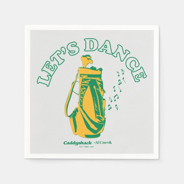 Caddyshack | Let's Dance Napkin (Front)