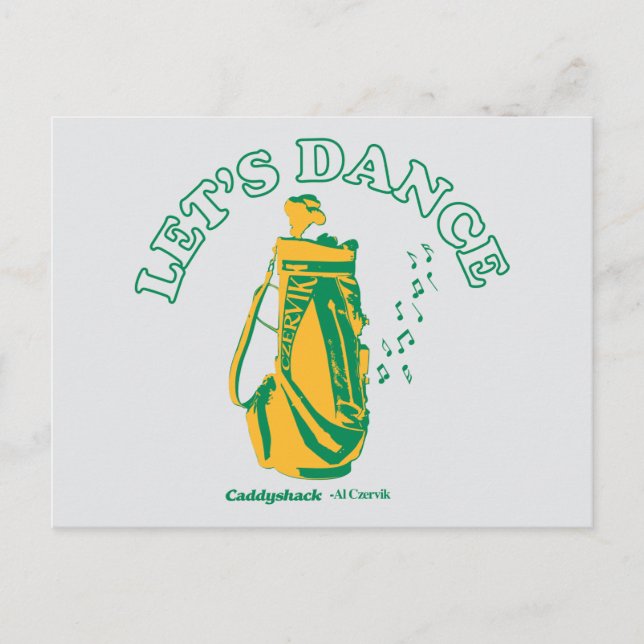 Caddyshack | Let's Dance Postcard (Front)