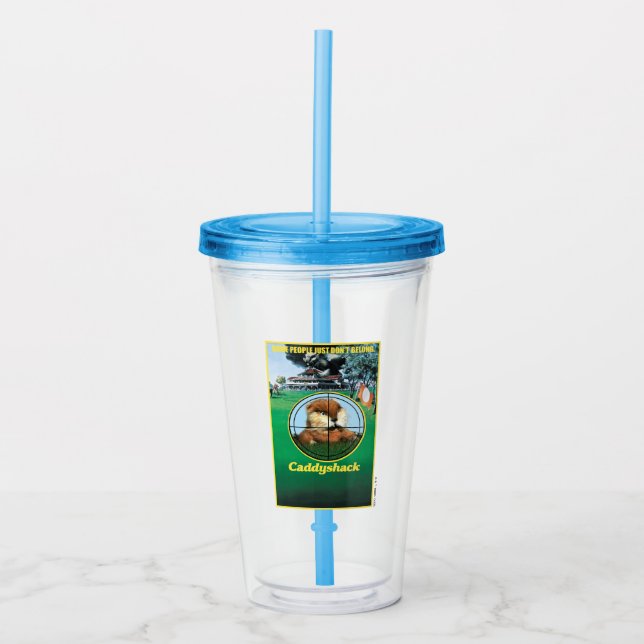Caddyshack Poster Acrylic Tumbler (Front)