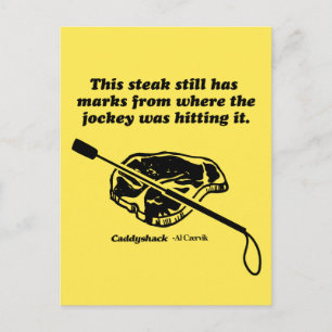 Caddyshack   This Steak Still Has Marks Postcard
