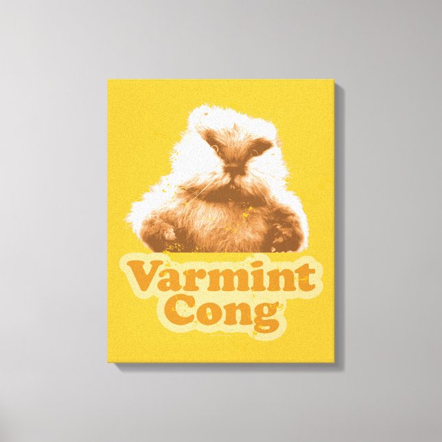 Caddyshack | Varmint Cong Canvas Print (Front)