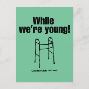 Caddyshack   While We're Young! Postcard