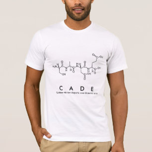 Cade peptide name shirt