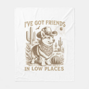 cadeau pour amateur de corgi fleece blanket