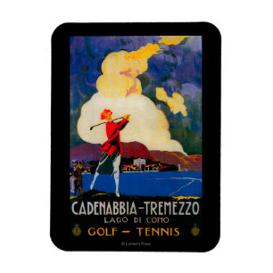 CadenabbiaTremezzo Vintage PosterEurope Magnet