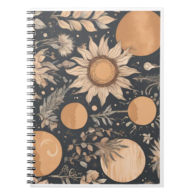 Caderno boho notebook (Front)
