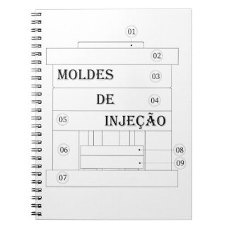 Caderno - moldes de injecao notebook