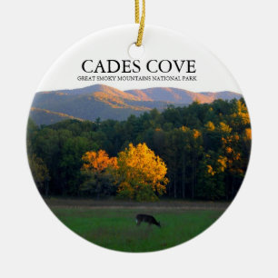 Cades Cove - Deer Widlife - Christmas Ornament