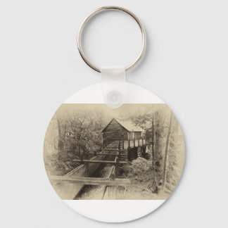 Cades Cove Grist Mill Key Ring