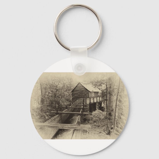 Cades Cove Grist Mill Key Ring (Front)