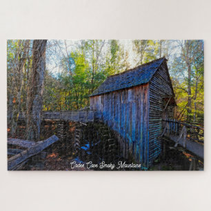 Cades Cove Smoky Mountains. Jigsaw Puzzle