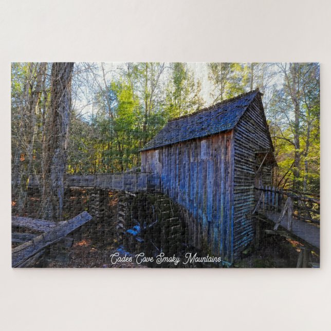 Cades Cove Smoky Mountains. Jigsaw Puzzle (Horizontal)