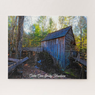 Cades Cove Smoky Mountains. Jigsaw Puzzle