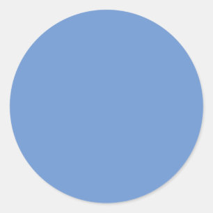 Cadet Blue,Cadet Grey,Cold Purple, Classic Round Sticker
