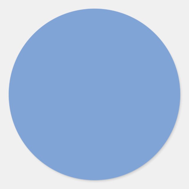 Cadet Blue,Cadet Grey,Cold Purple, Classic Round Sticker (Front)