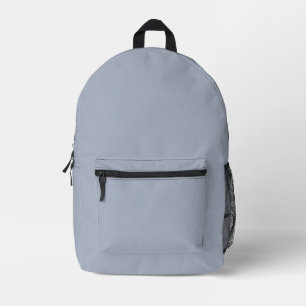 Cadet blue (Crayola) (solid colour) Printed Backpack